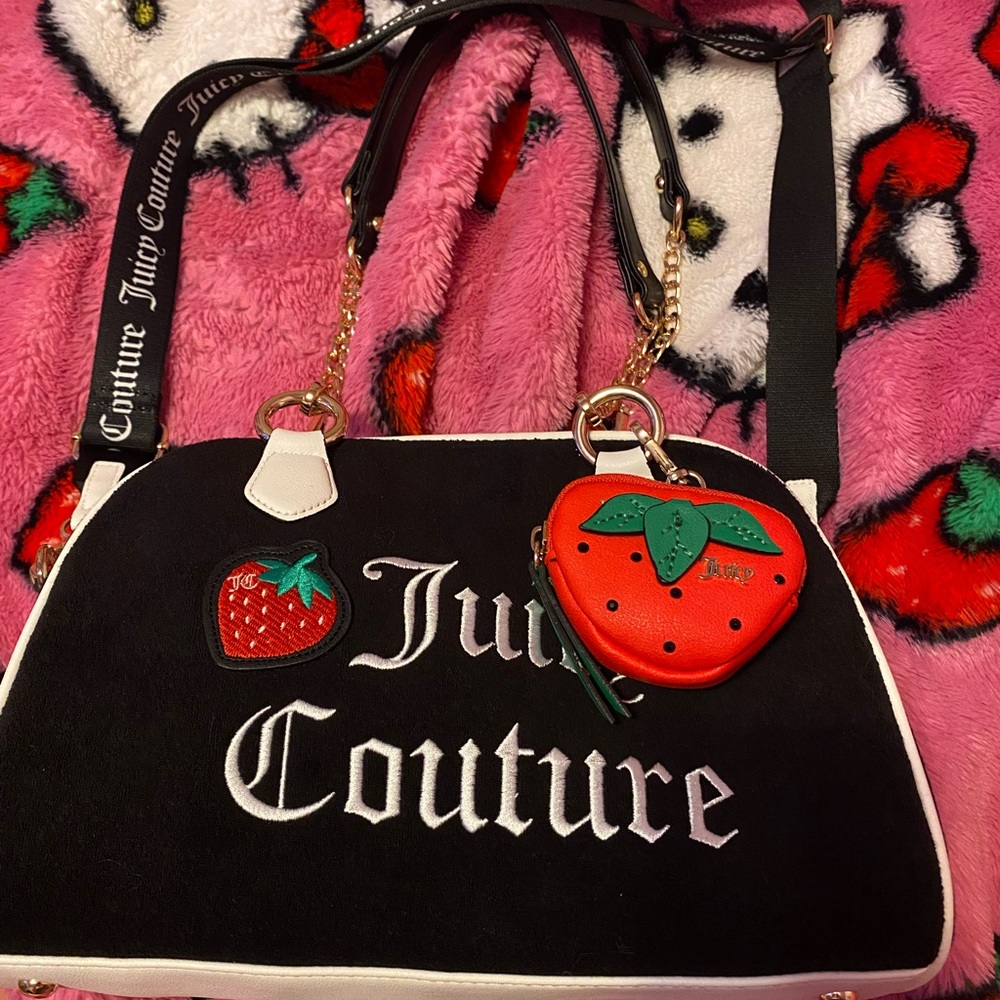 Authentic Juicy Couture Strawberry Shoulder Bag